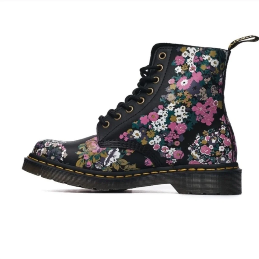 Dr. Martens Pascal Vintage Floral Backhand Boots Womens Size 6 - Picture 4 of 7